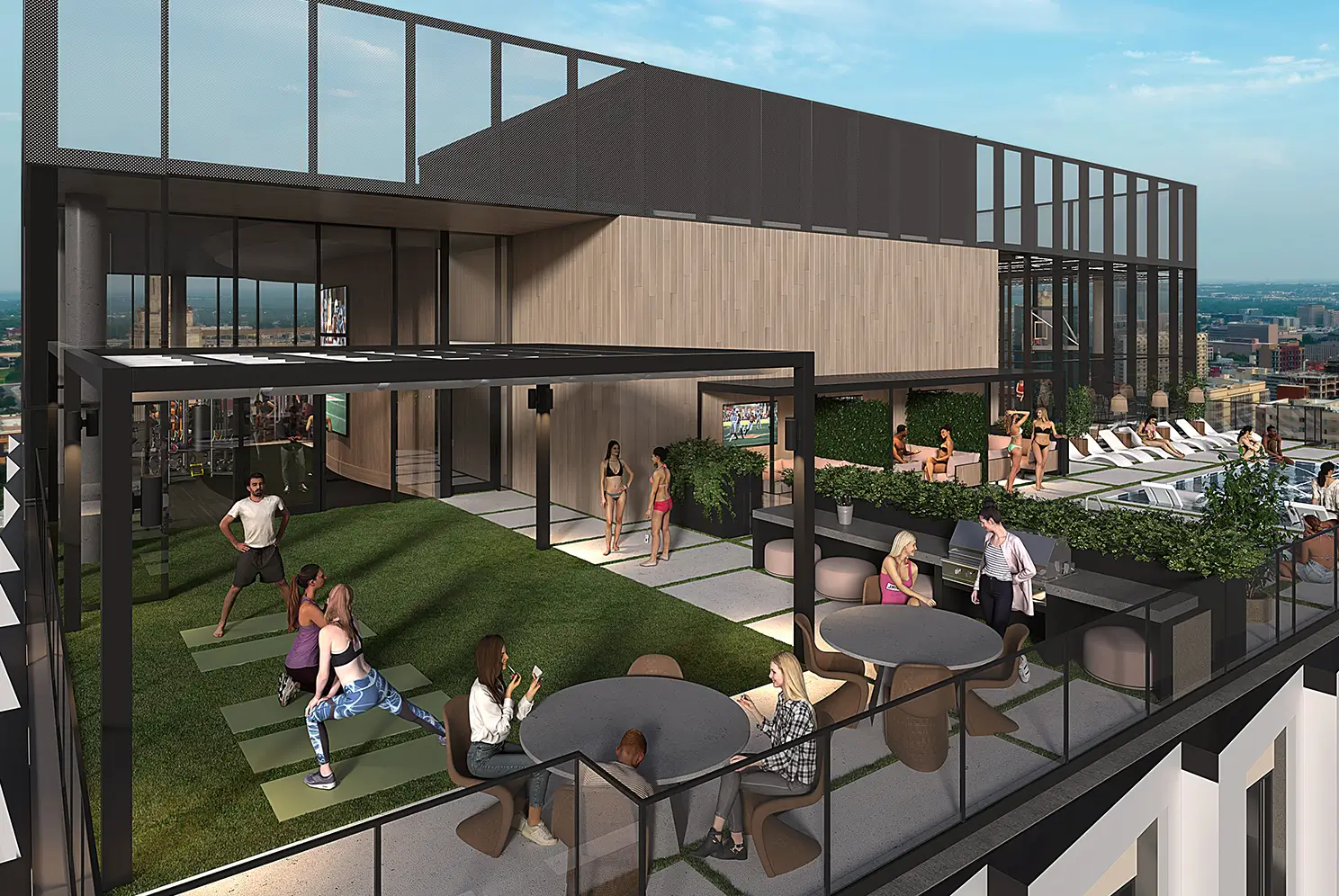 rooftop lounge