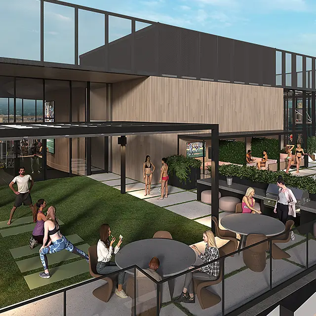 rooftop lounge