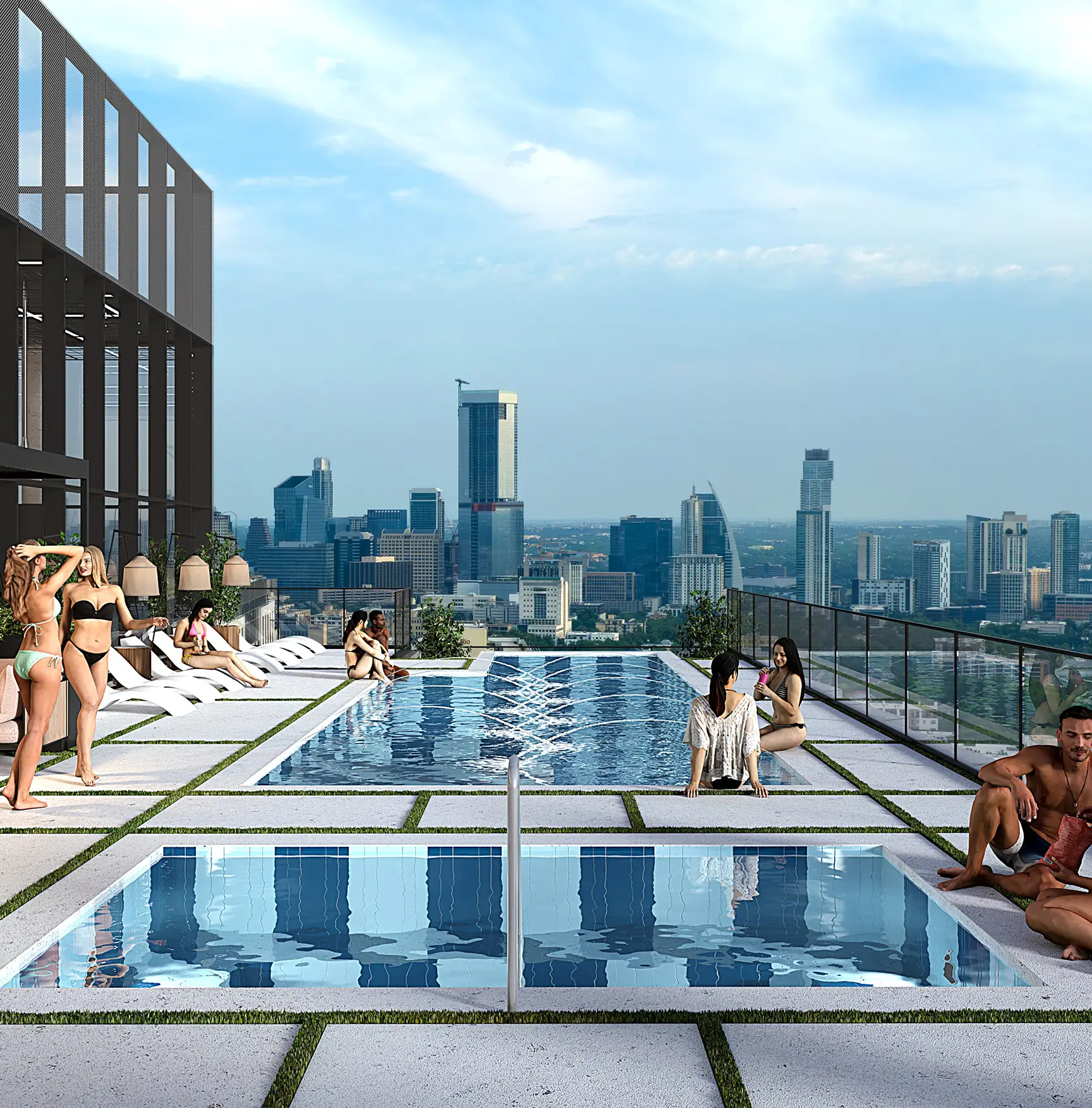 rooftop pool