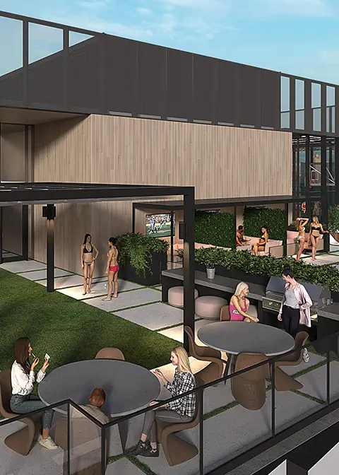 rooftop lounge