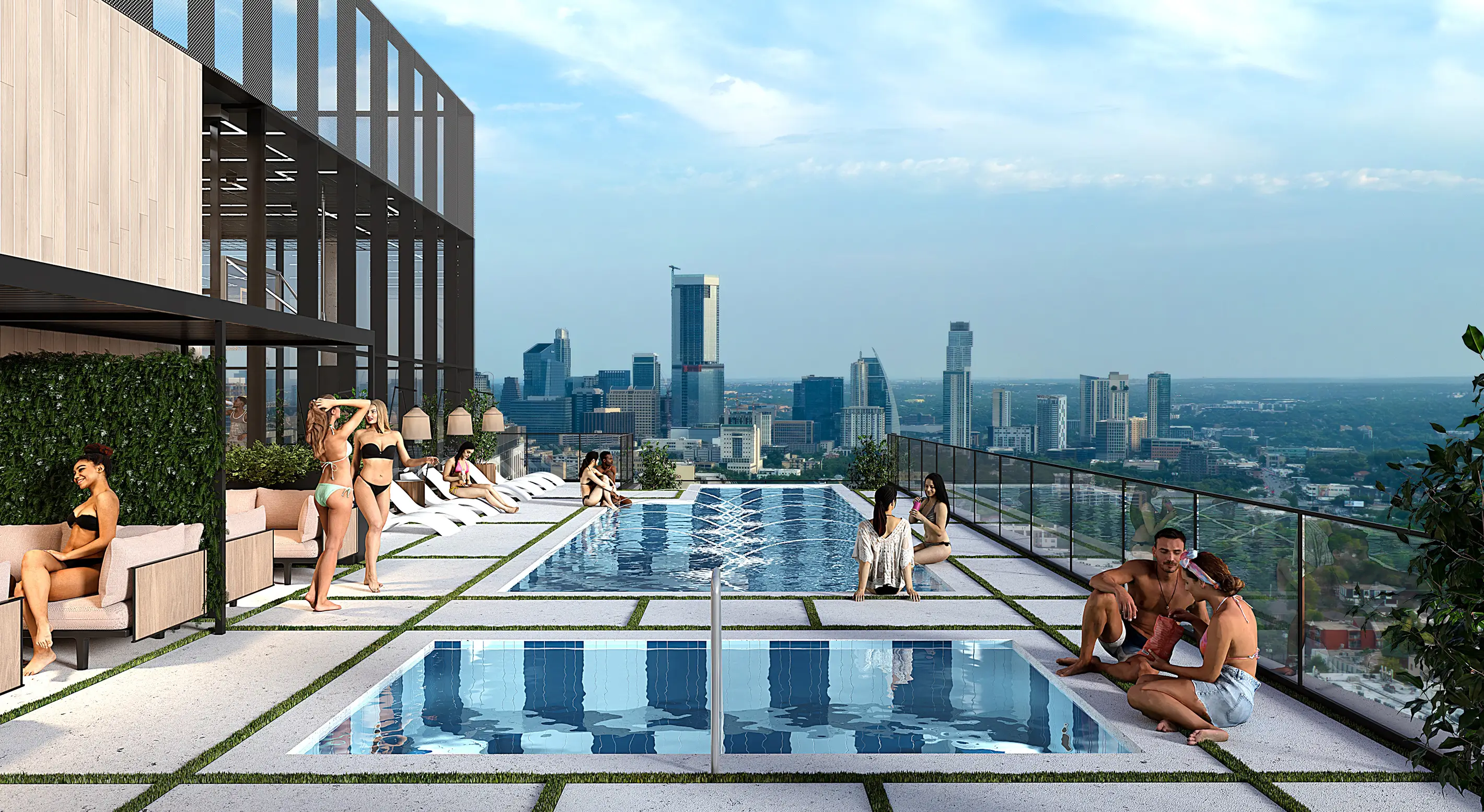 rooftop pool