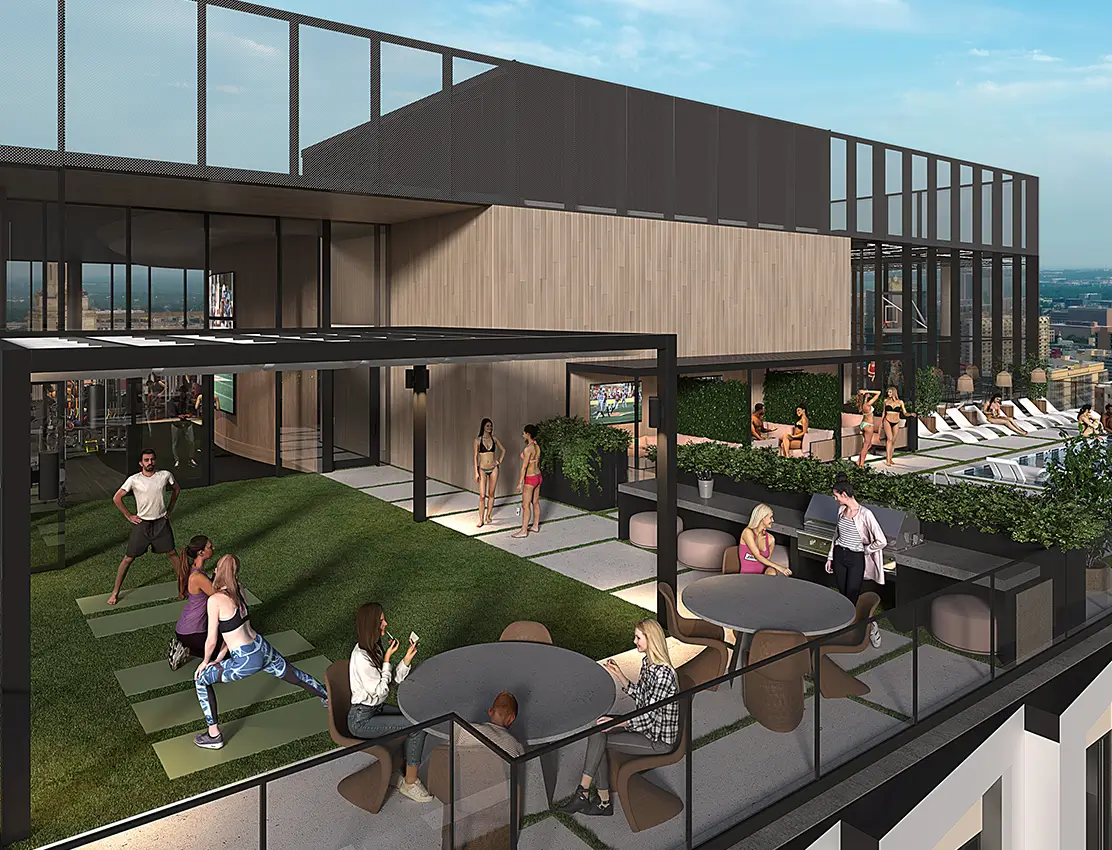rooftop lounge