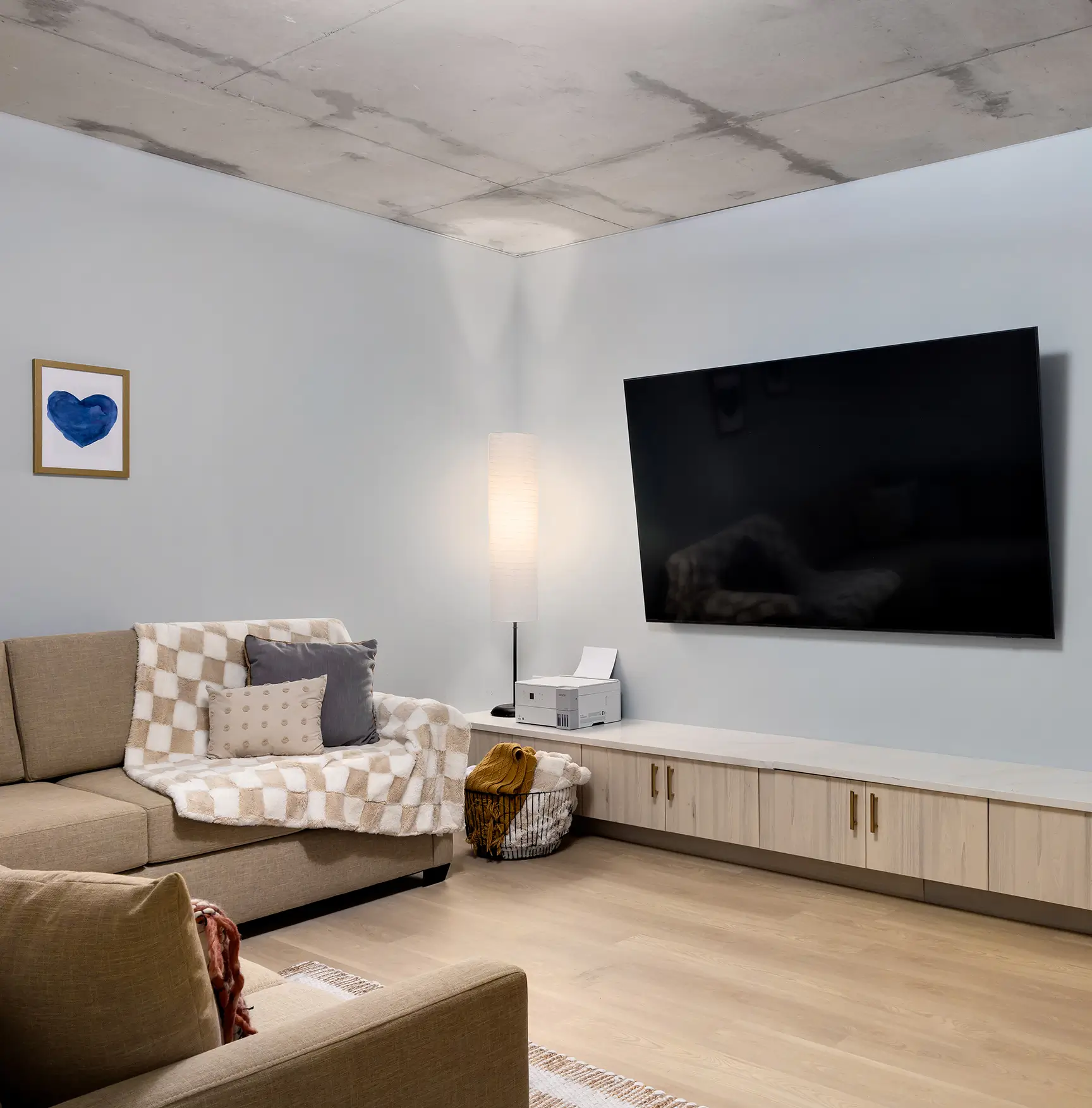 Furnished apartment living room