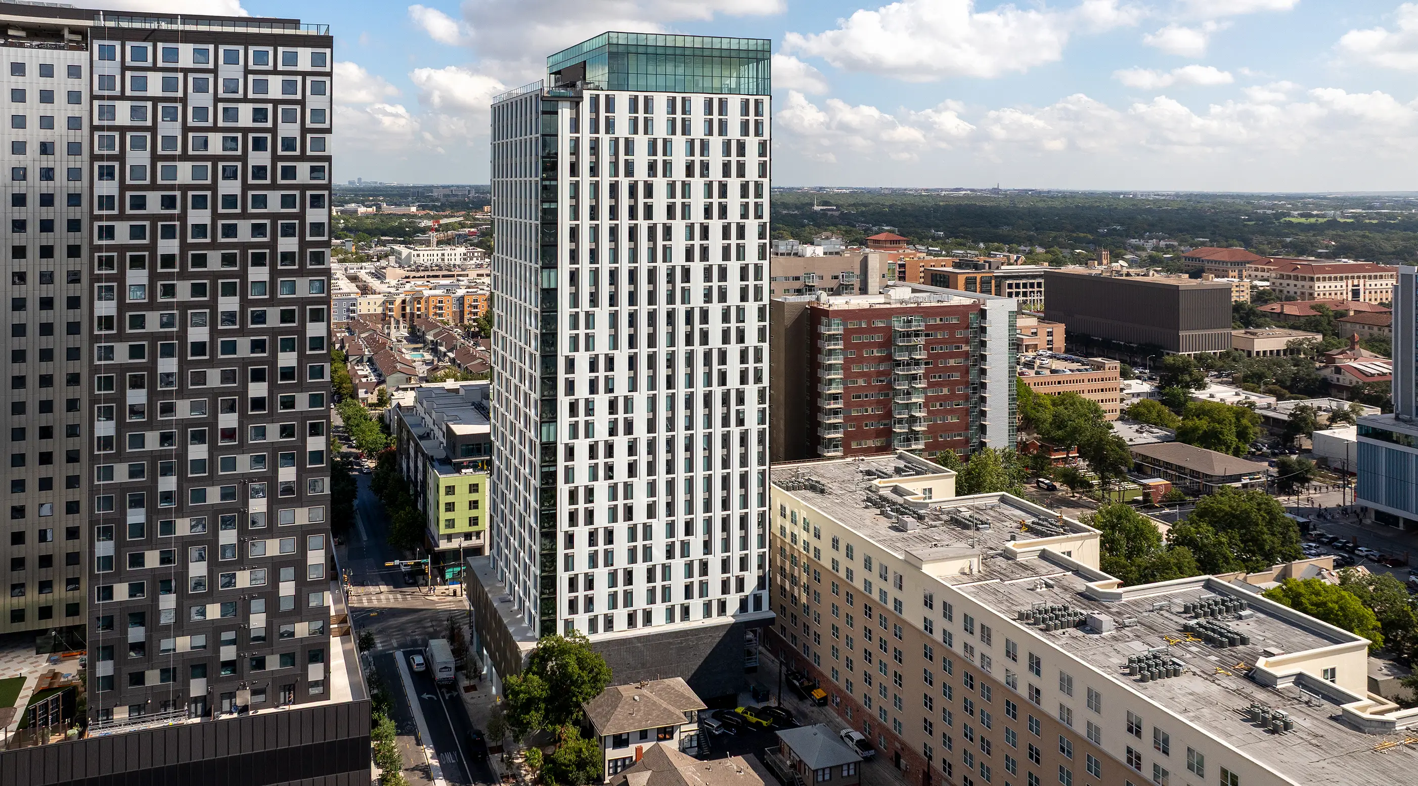 Apartment building exterior