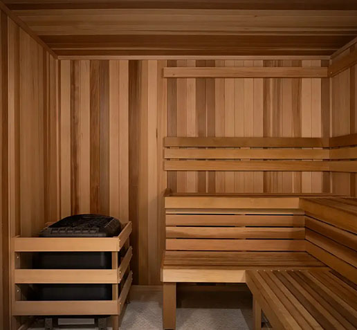 sauna room