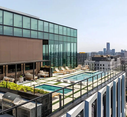 rooftop swimming pool